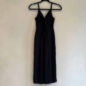 Women’s black Hollister cropped cotton jumpsuit size xs